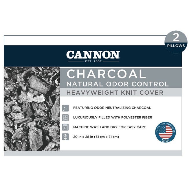 Charcoal Knit 2 Pack Pillow, , on-hover image number 1