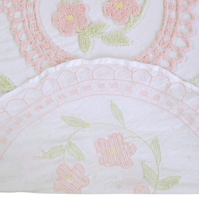 Bloomfield Collection in Floral Design Tufted Chenille Bedspread , , alternate image number 4