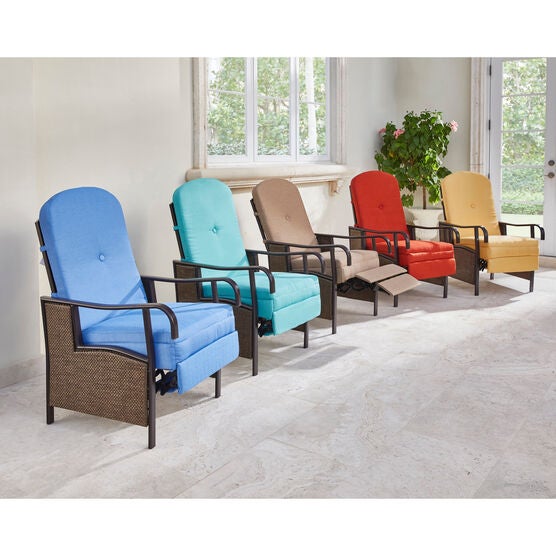 Oversized Outdoor Recliner with Cushion, SAND, hi-res image number null