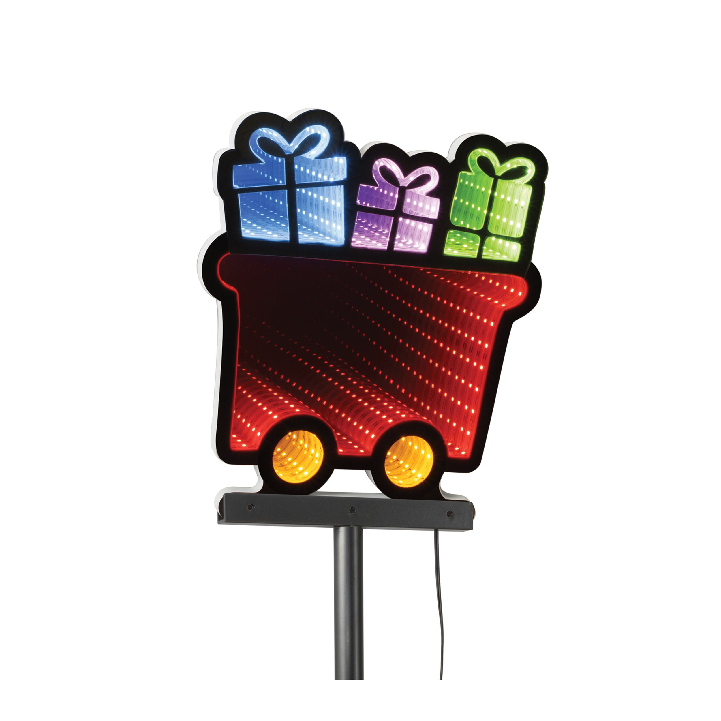 Holiday Train Pathway Light Ekkolight (Set of 4), MULTICOLOR, alternate image number 6