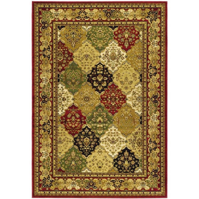 Lyndhurst 221 Multi / Red 6' X 9' Medium Rectangle Rug, MULTI RED, hi-res image number null