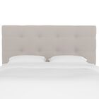 Linen Tufted Headboard, LINEN PUTTY, hi-res image number null