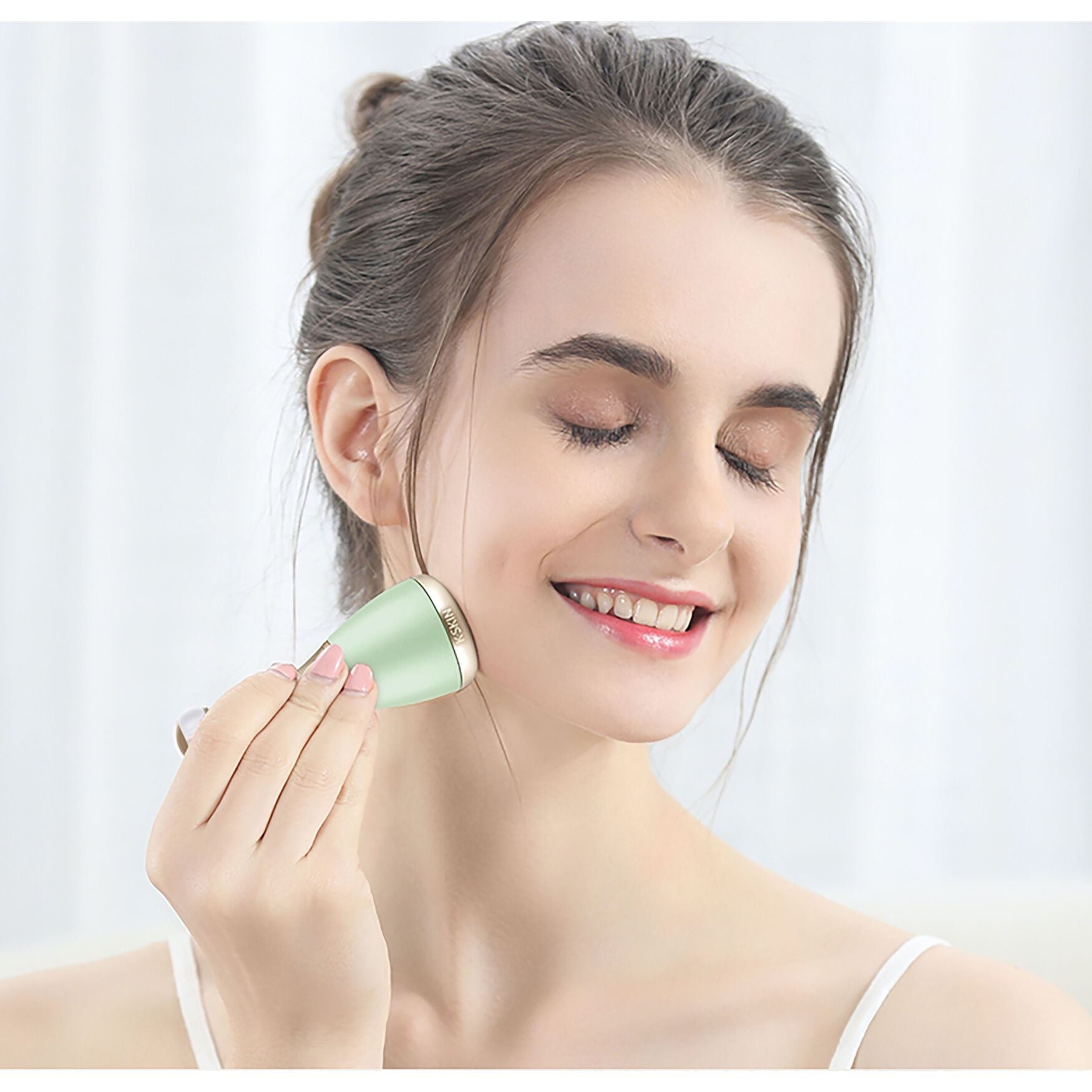 Gold Magnetic Facial Massager, , on-hover image number 1