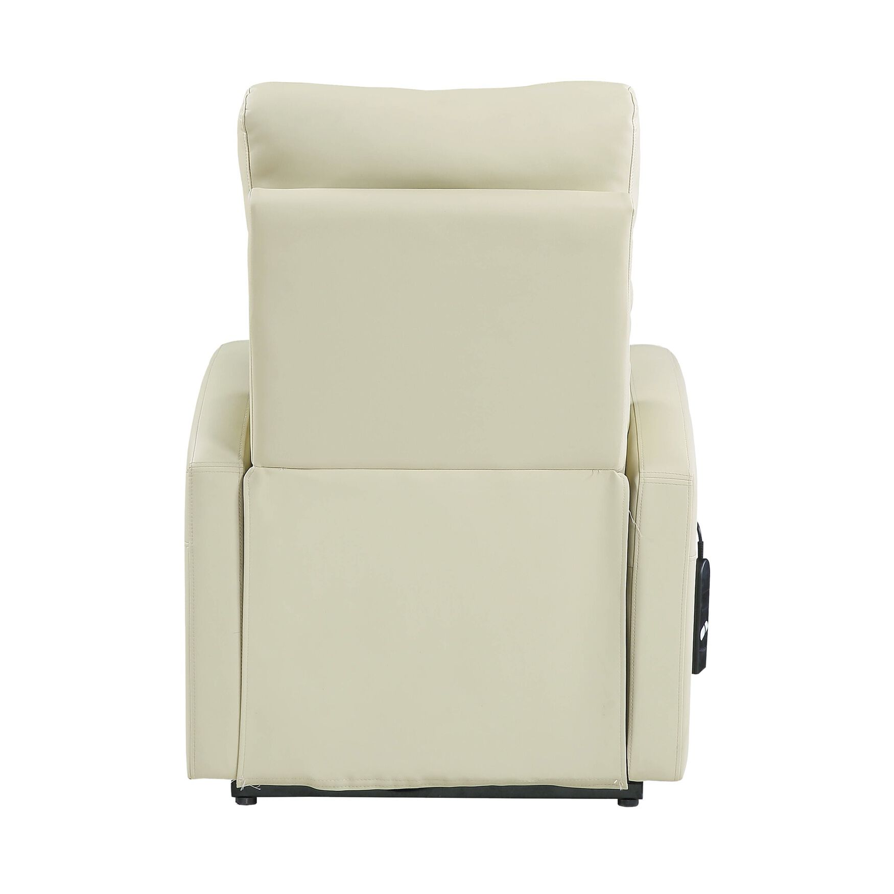 Top/forward angle of recliner from above