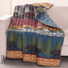 Black Bear Lodge Quilted Throw Blanket, MULTI, hi-res image number null