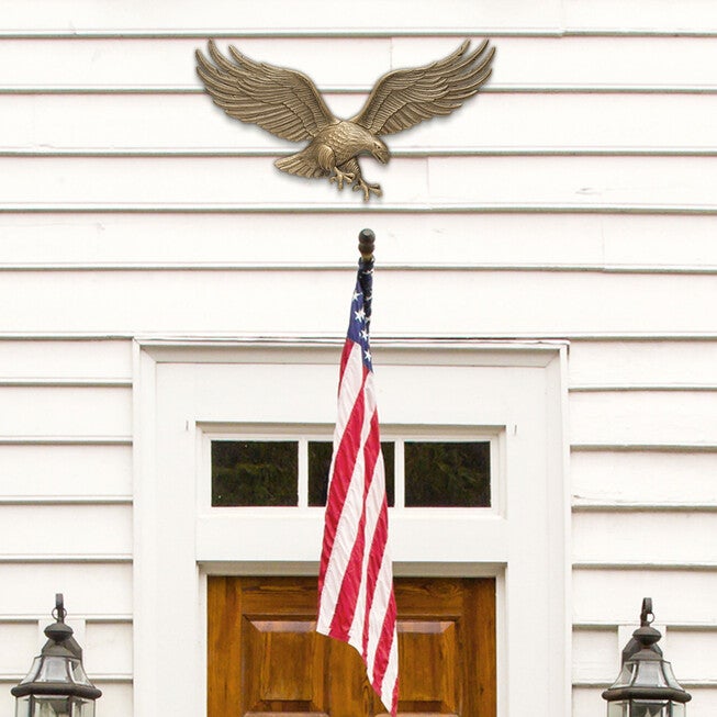 36 inches Wall Eagle, ANTIQUE BRASS, hi-res image number 0
