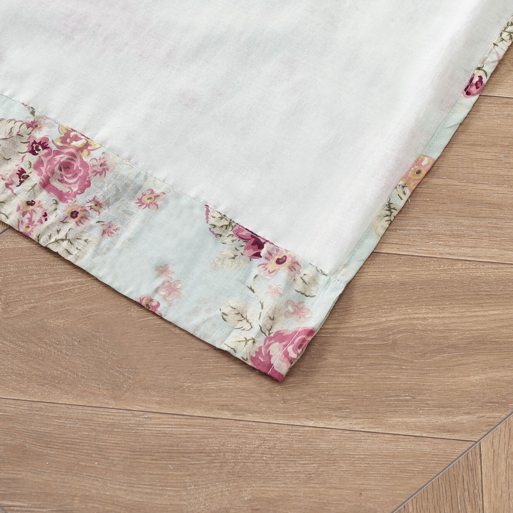 Antique Rose 100% Cotton Window Curtain Panels, Set of 2, 84 inches, , alternate image number 5