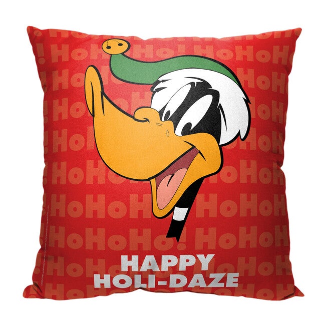 Wb Looney Tunes Happy Holidaze Printed Throw Pillow, O, hi-res image number null