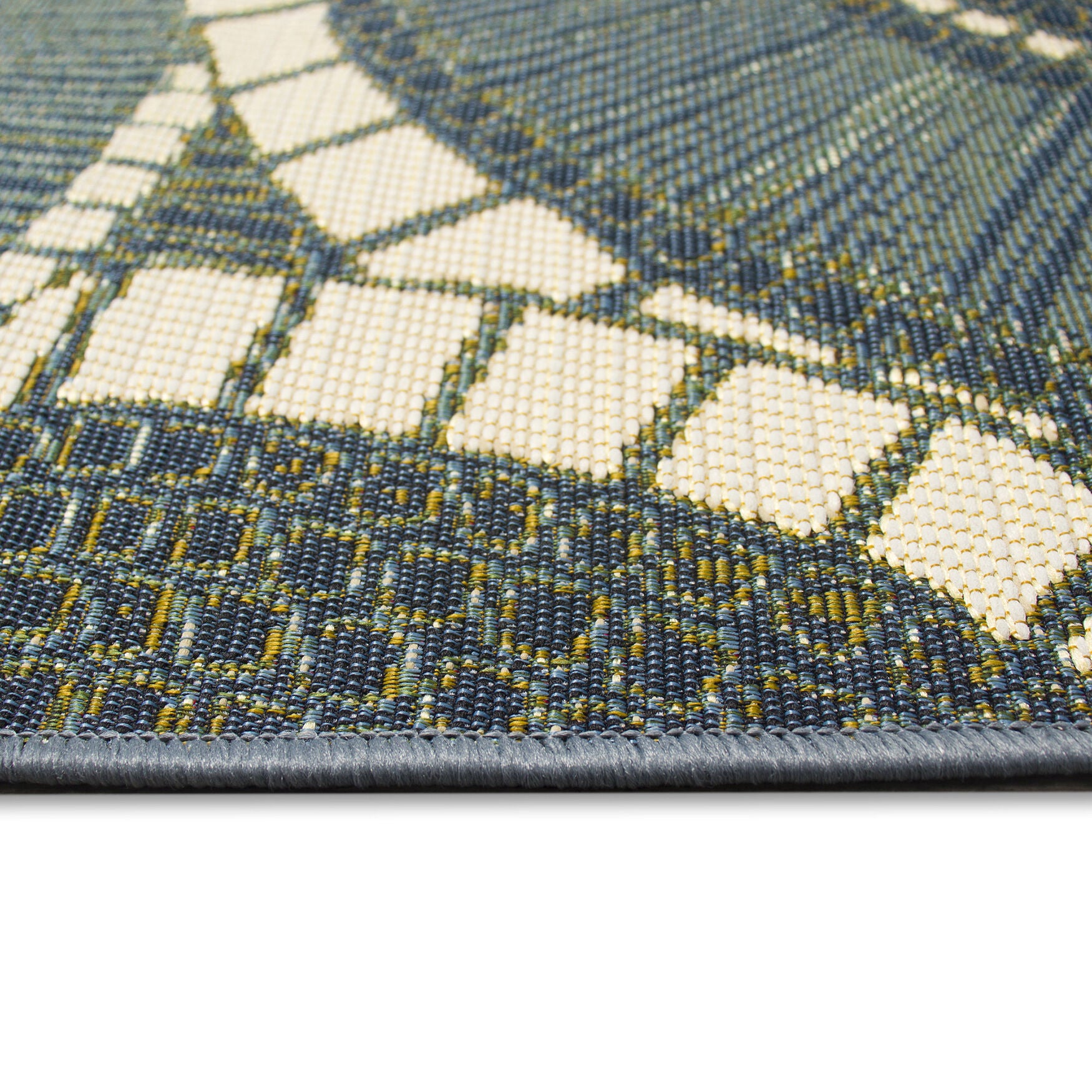 Liora Manne Marina Circles Indoor/Outdoor Area Rug Azure 6 feet 6 inches x 9 feet 4 inches, , alternate image number 7