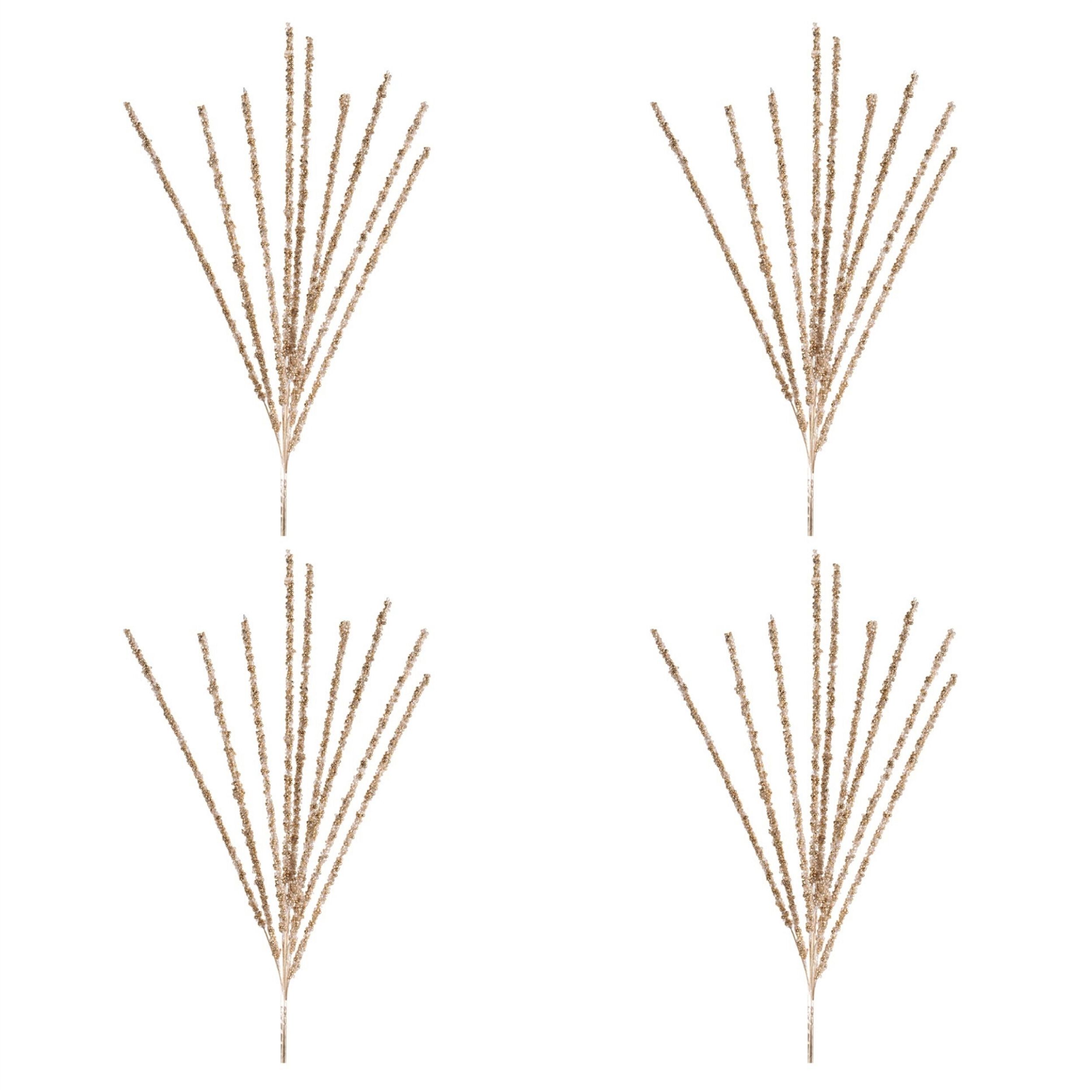 Jewel Bead Spray (Set of 4), GOLD CLEAR, alternate image number 5