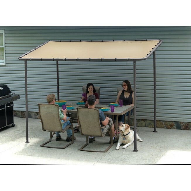 10x6 Solano Gazebo Canopy Tan Cover, , alternate image number null