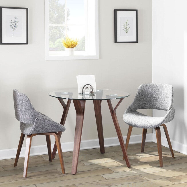 Folia Round Fabrico Dining Set - 3 Piece, , alternate image number 2