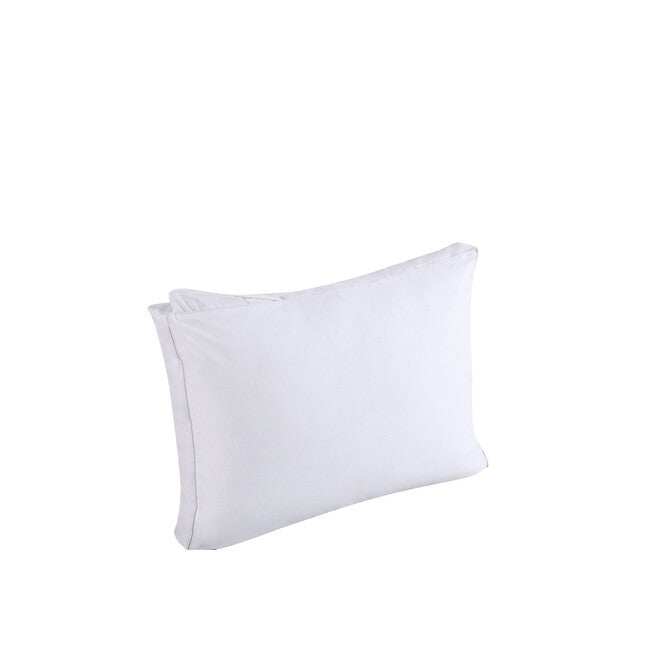 White Goose Down Bed Pillow, WHITE, hi-res image number 0