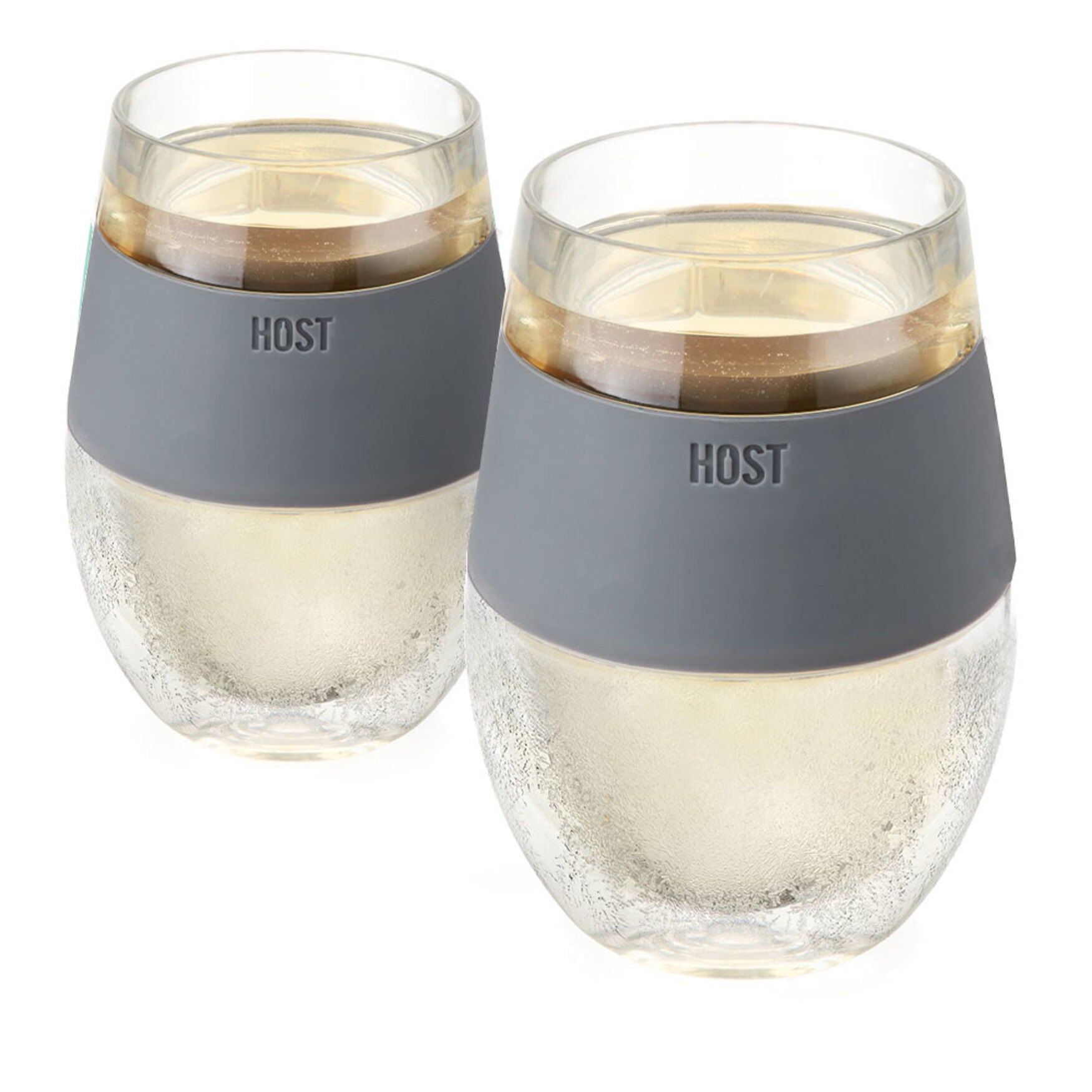 Wine Freeze Cooling Cups (Set Of 2) By, GREY, hi-res image number 0