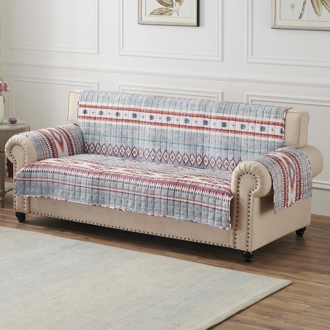 Kiva Reversible Furniture Protector, STONE, hi-res image number 0