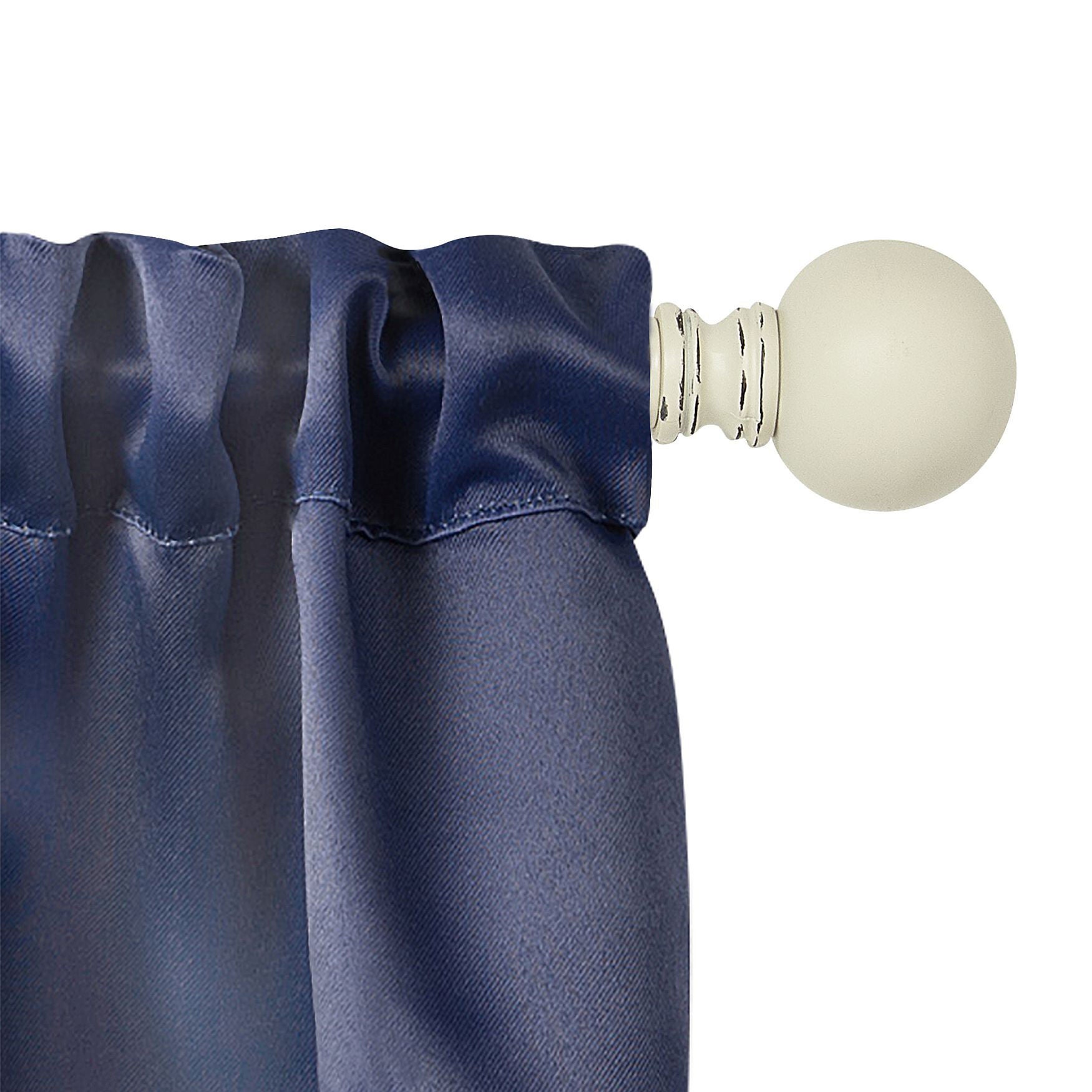 Innovative Decorative Room Darkening Wrap Around Rod & Finial 66-120, , alternate image number 20