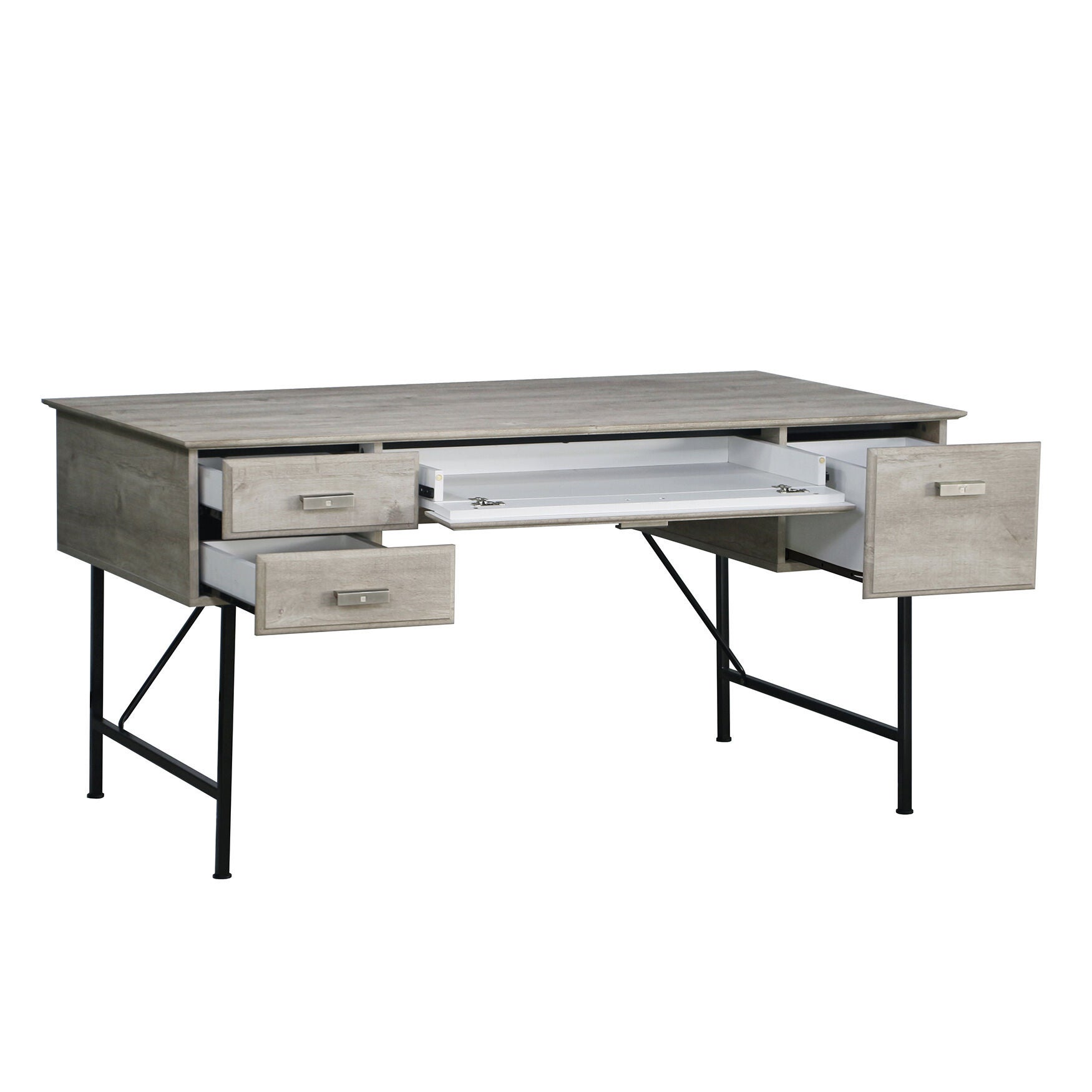 Saint Birch Elma Writing Desk, Washed Gray Writing Desk, , alternate image number 5