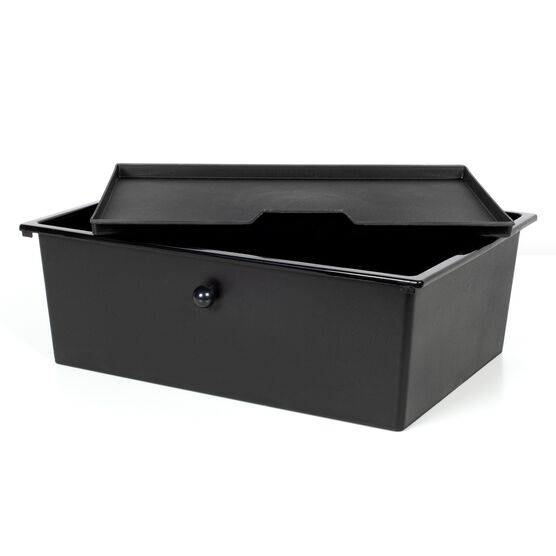 Metal Frame Underbed Storage With Lids, Black, 2-Drawer, , alternate image number null