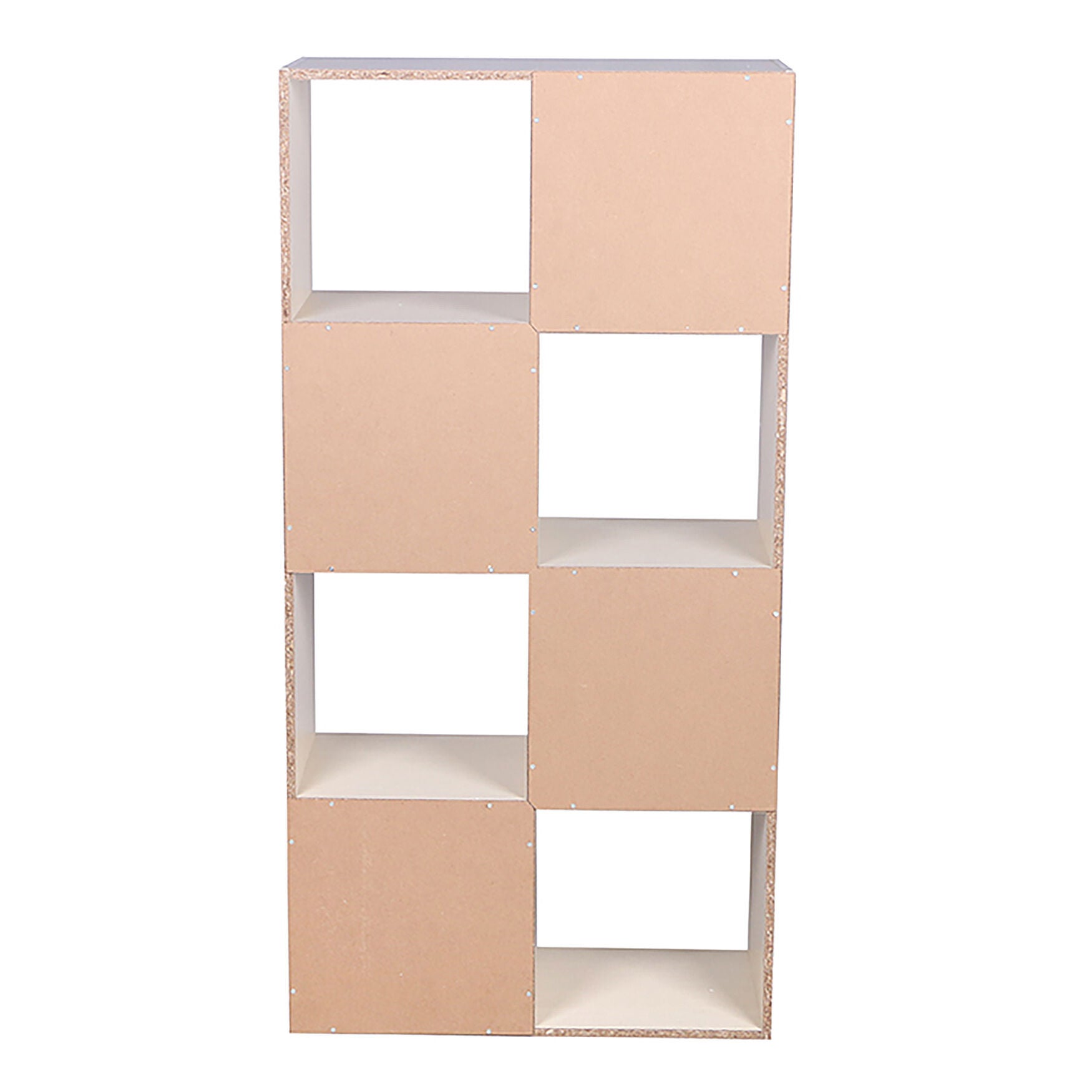 Home Basics Open and Enclosed 8 Cube MDF Storage Organizer Espresso, , alternate image number 2