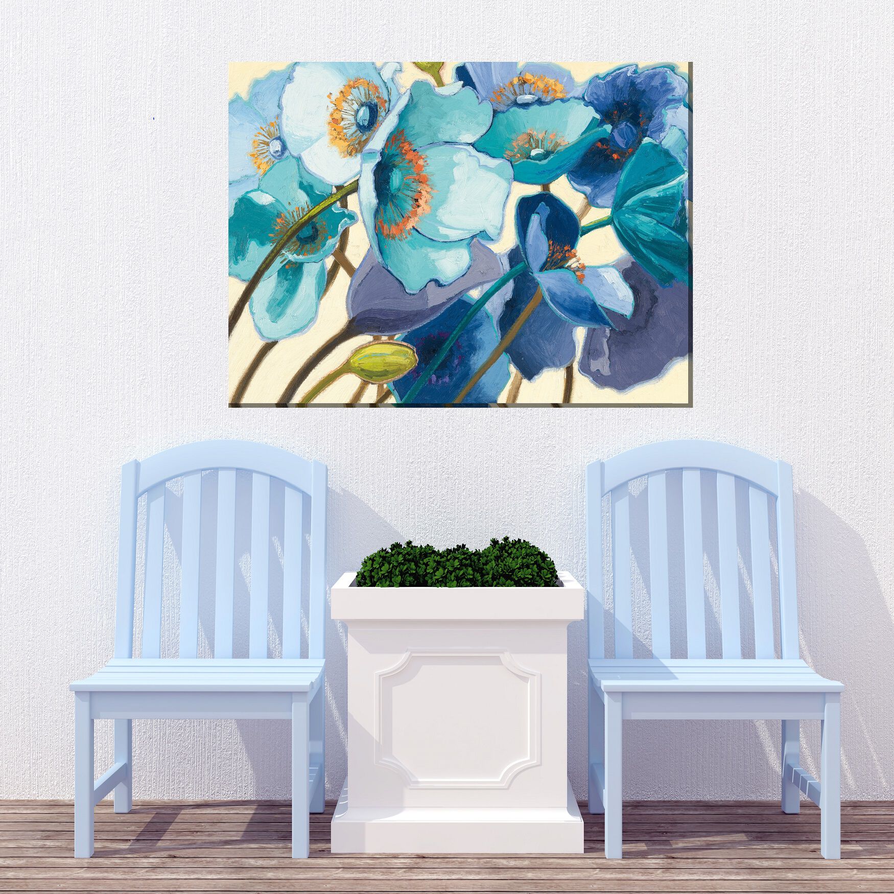 BREEZY BLUES OUTDOOR ART 40X30, , on-hover image number 1