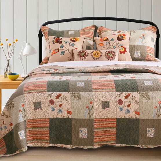 Sedona Bonus Quilt Set , NATURAL, hi-res image number null