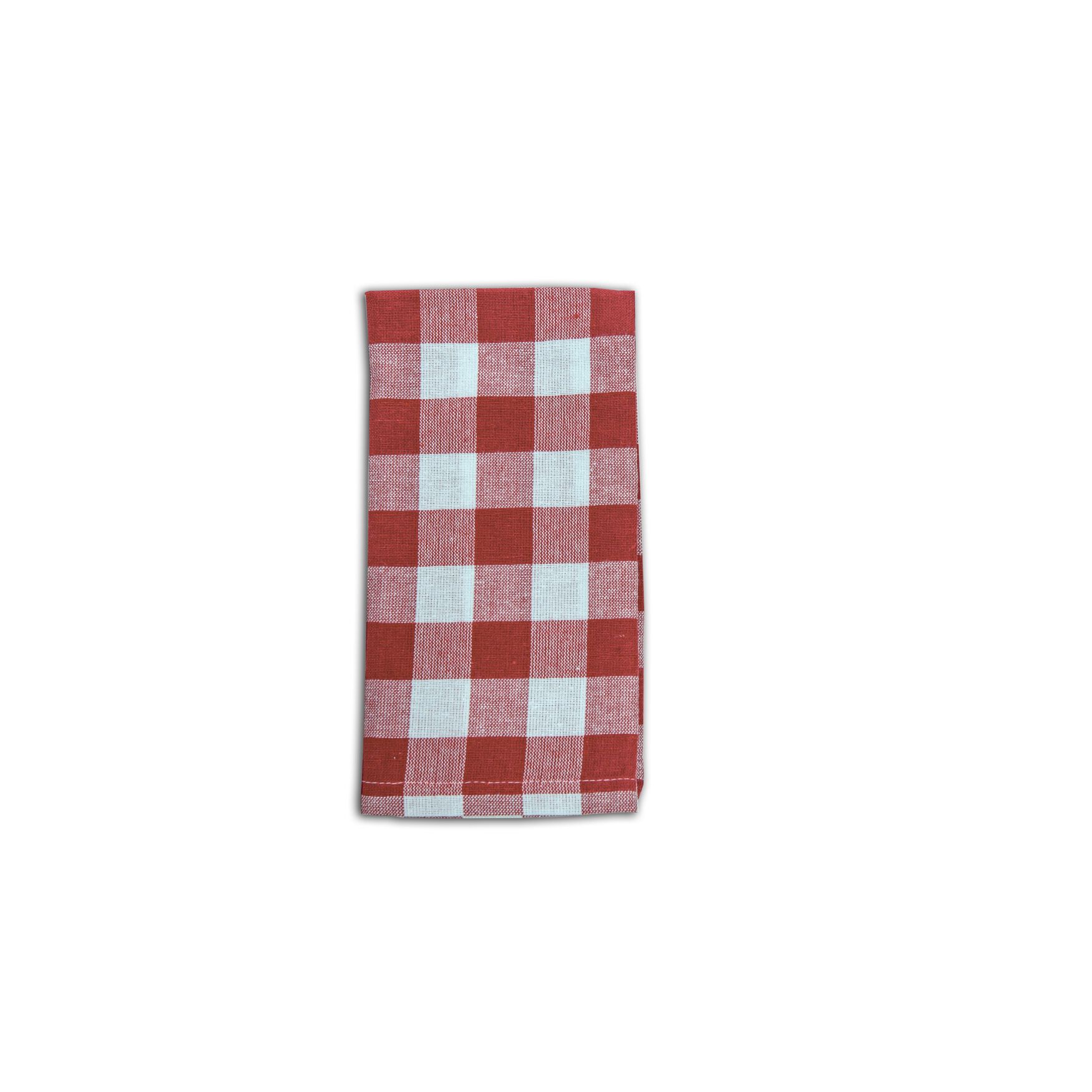 Buffalo Check Napkin Set, RED, hi-res image number 0
