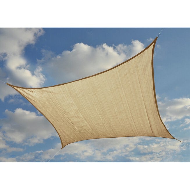 Shade Sail Square (Attachment point/pole not included) 12 x 12 ft. Sand, SAND, hi-res image number null