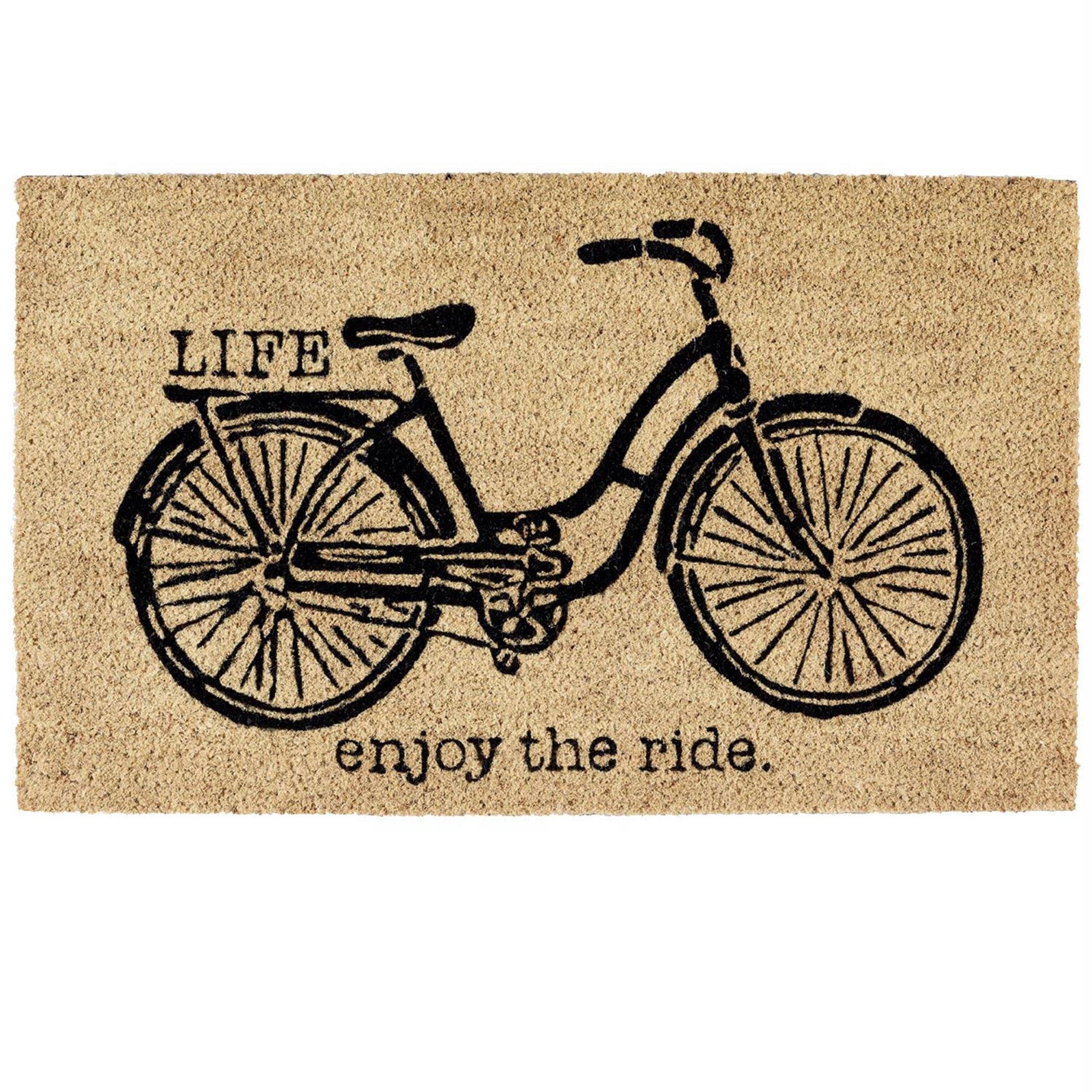 Bicycle Doormat Floor Coverings, TAN, hi-res image number 0