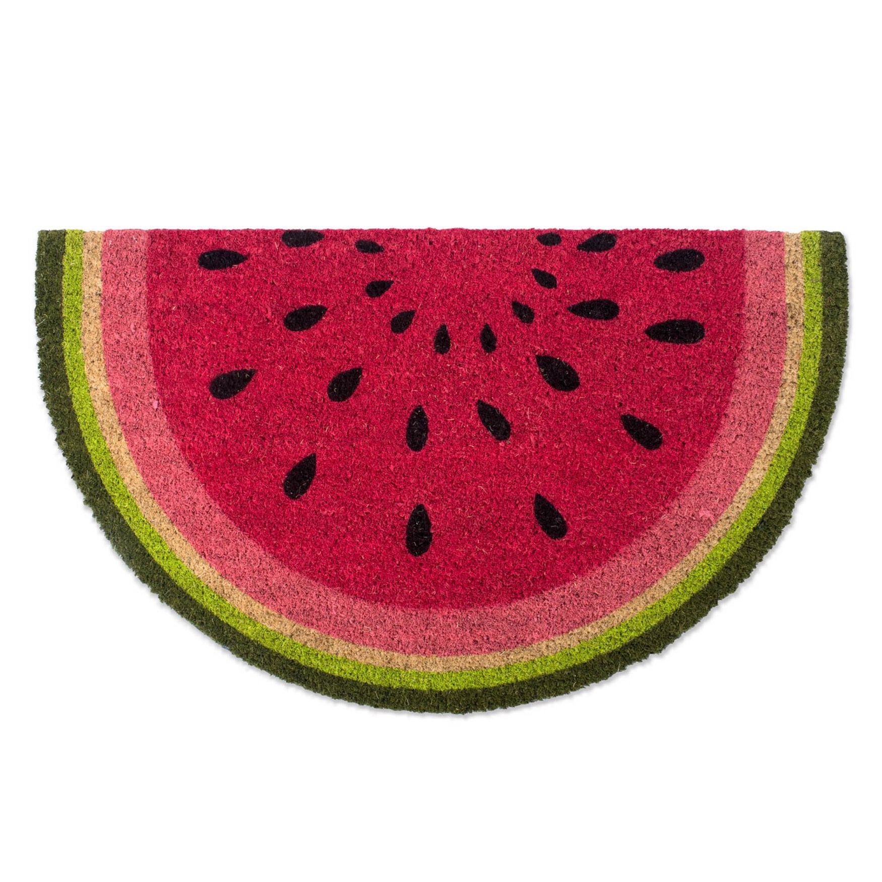 Watermelon Doormat Floor Coverings, BLACK, hi-res image number 0