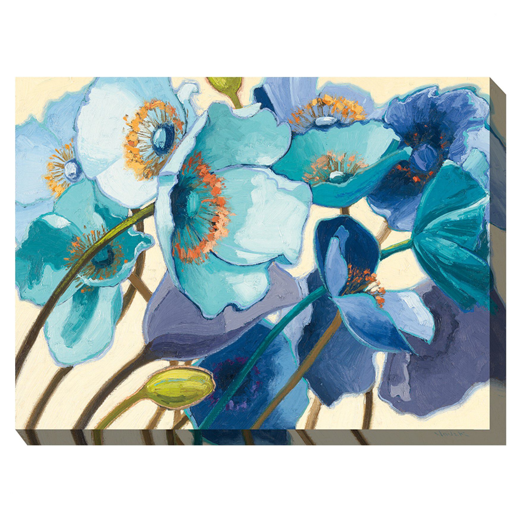 BREEZY BLUES OUTDOOR ART 40X30, MULTI, hi-res image number 0