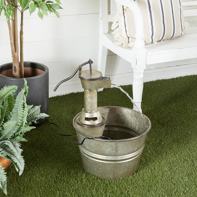 Grey Iron Farmhouse Fountain, , alternate image number 9