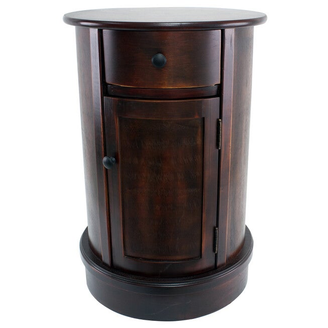 Round Side Table, VINTAGE CHERRY, hi-res image number null