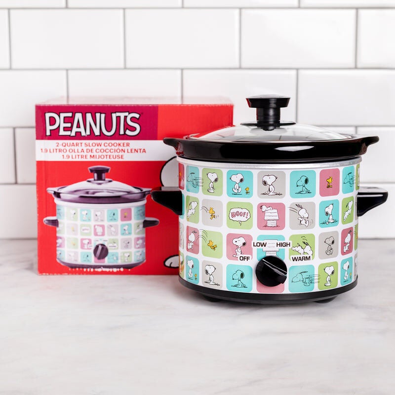 Peanuts Snoopy & Woodstock 2-Qt Slow Cooker, WHITE, alternate image number 5