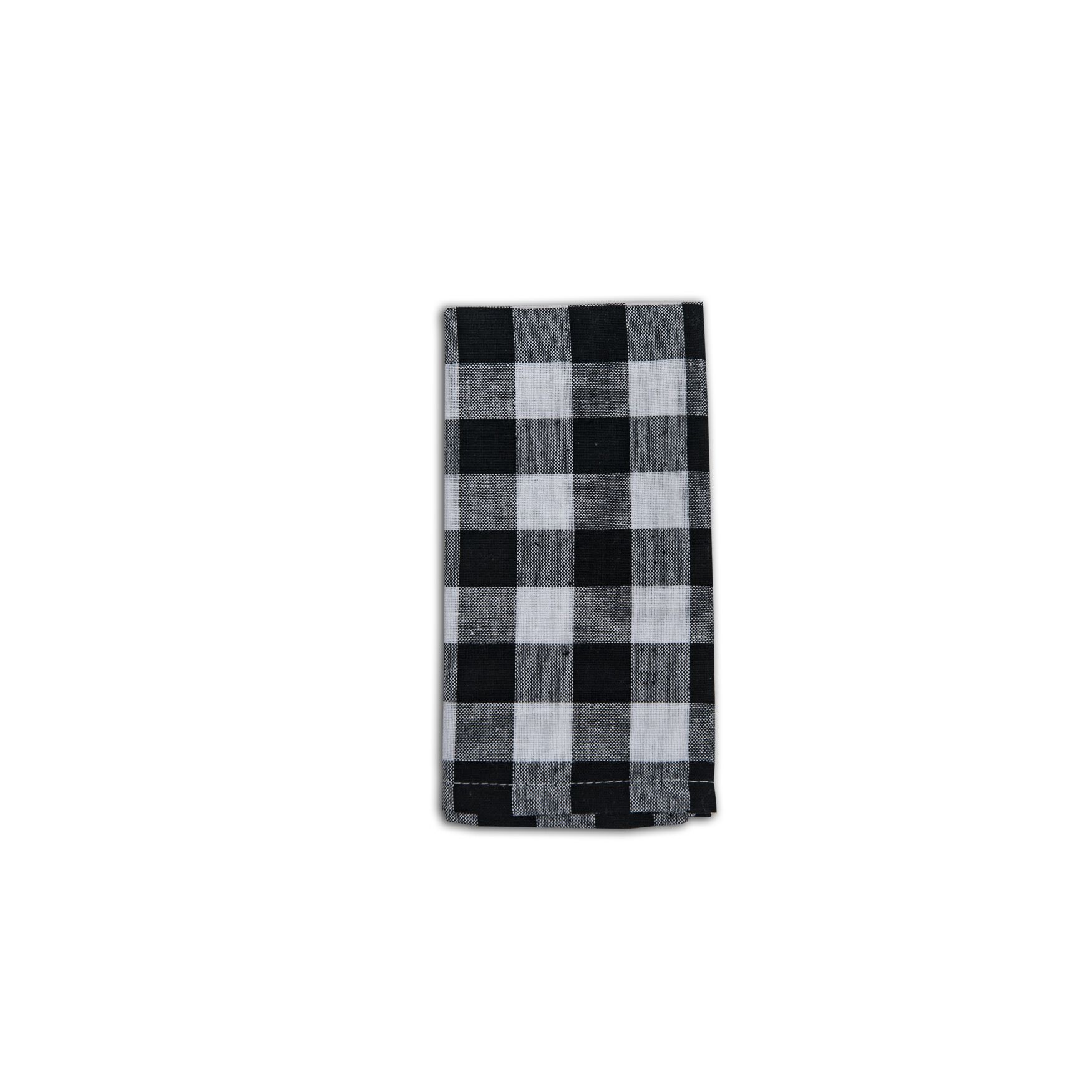 Buffalo Check Napkin Set, BLACK, hi-res image number 0