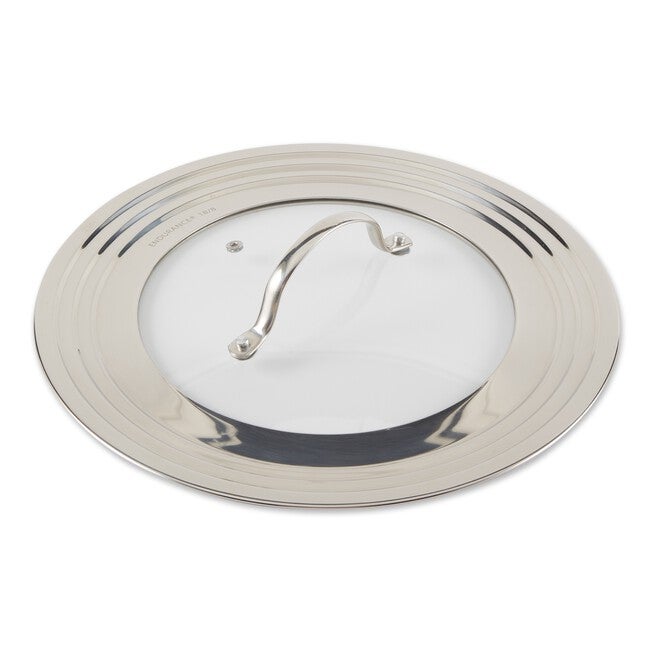 Universal Lid - 7-12 inches with Glass, GRAY, hi-res image number 0