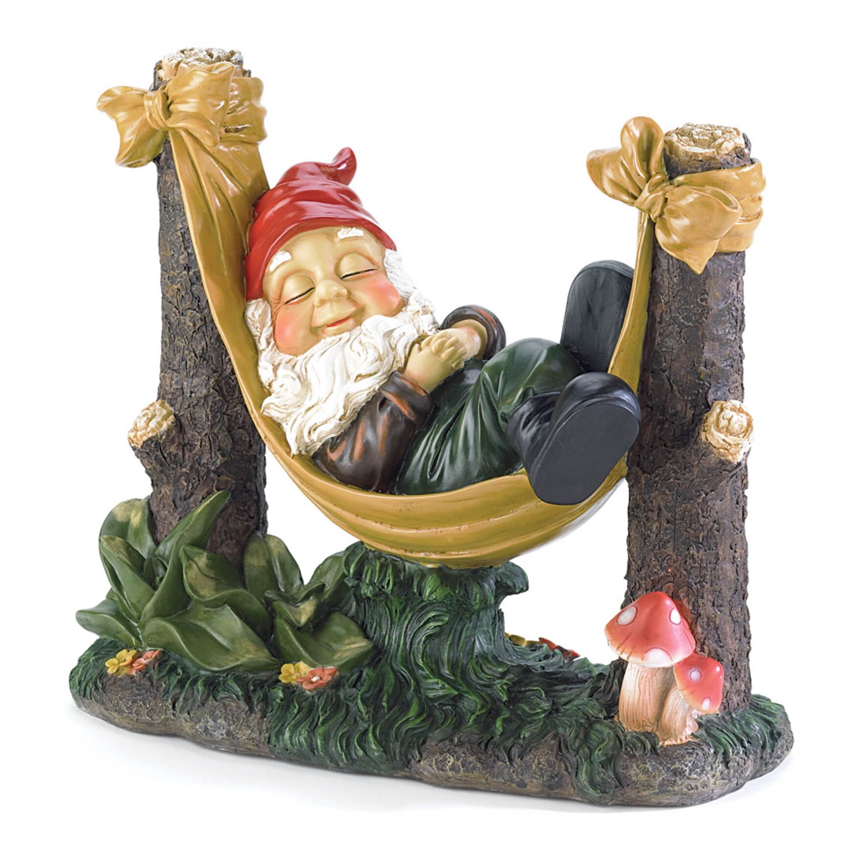 Slumbering Gnome Statue, MULTICOLOR, hi-res image number 0