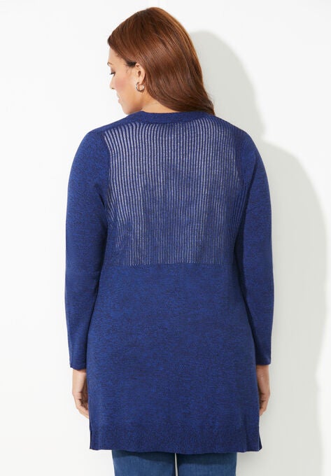Marled Sweater Cardigan, , on-hover image number null