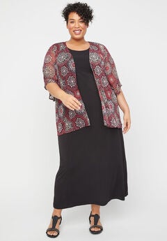Plus Size Jacket Dresses Onestopplus