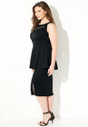 Curvy Collection Lace Peplum Tank, , alternate image number null