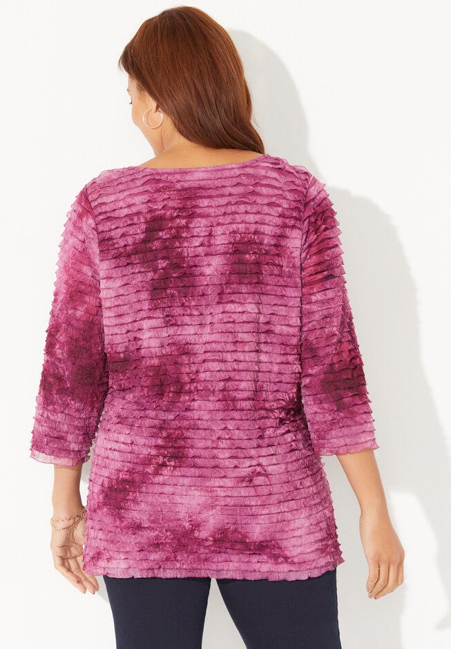 Eyelash Scoopneck Top, , on-hover image number null