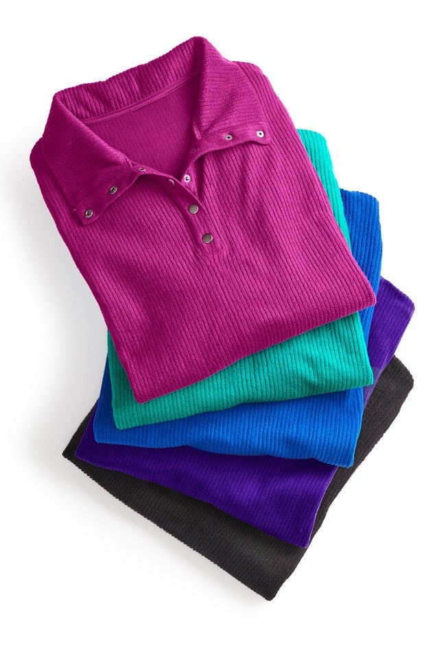 Brushed Rib Cozy Top, , alternate image number 3