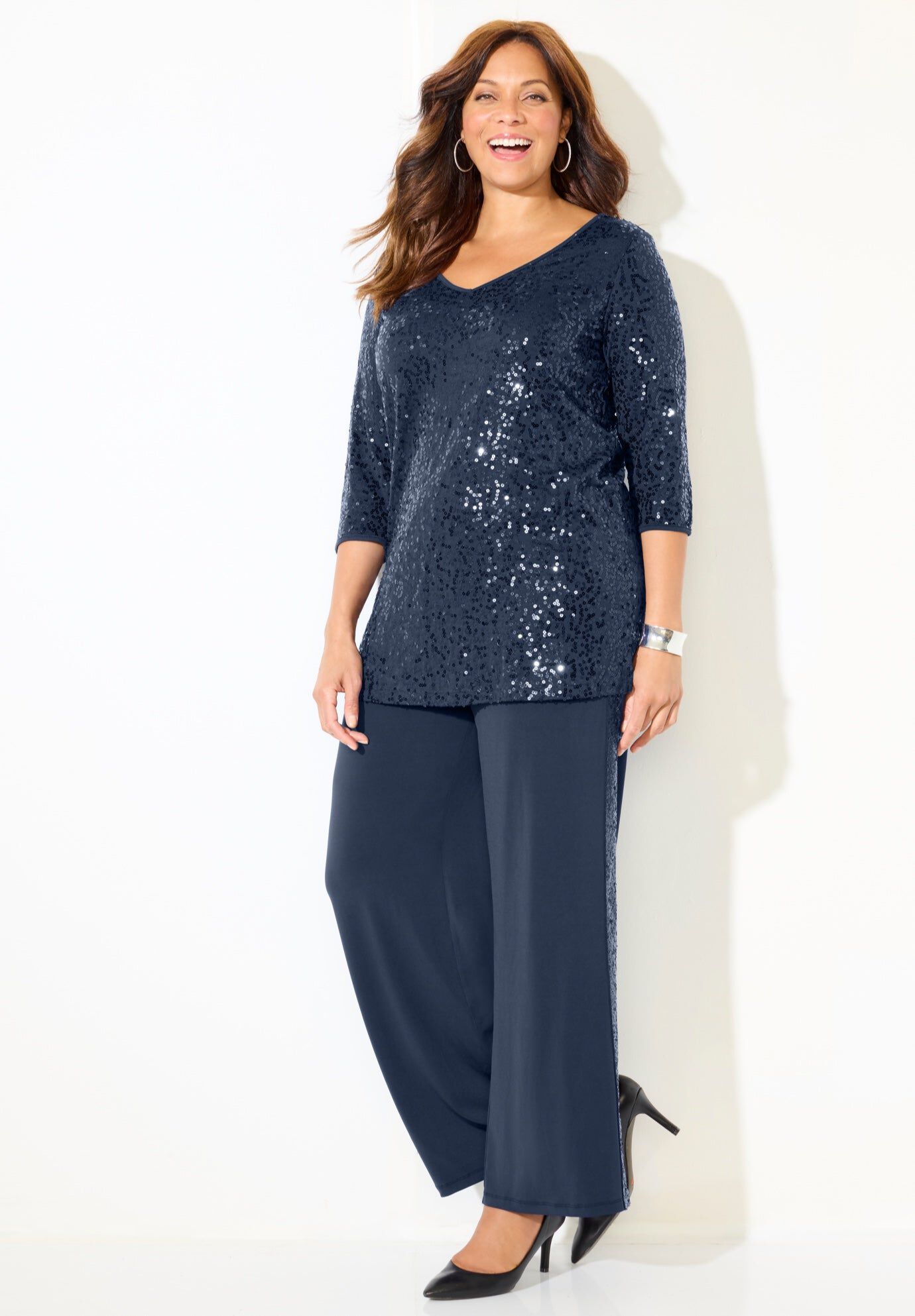 Allover Sequin Tunic | OneStopPlus