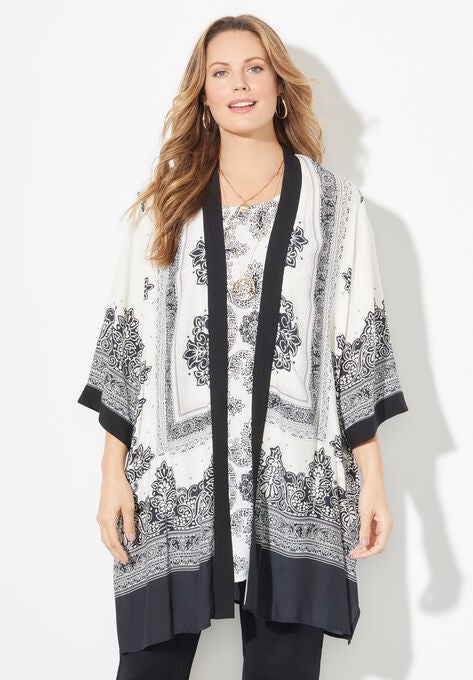 Alfresco Long Kimono, , alternate image number null