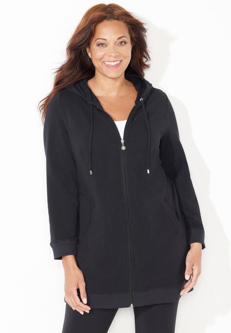 Good Intentions French Terry Hoodie, BLACK, hi-res image number null