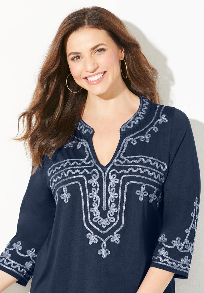 Embroidered Tunic, , alternate image number 3