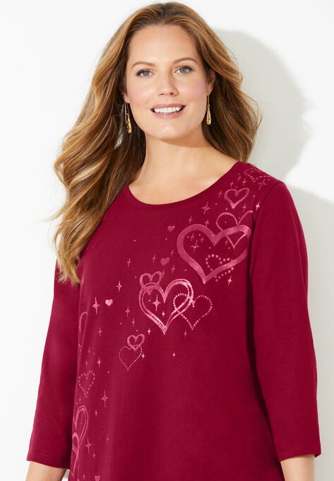 Valentine's Day Graphic Tee, , alternate image number null