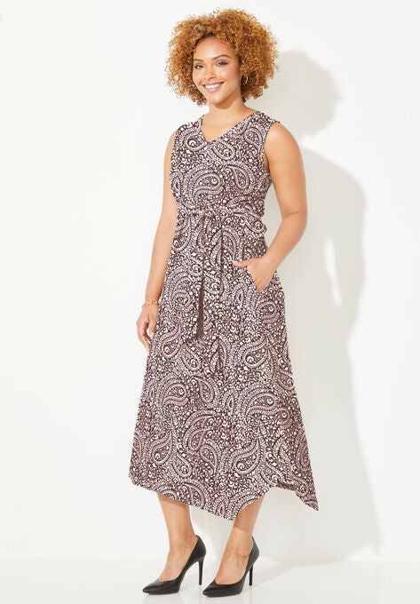 Liz&Me® Sleeveless Ponte Knit Dress, , alternate image number null