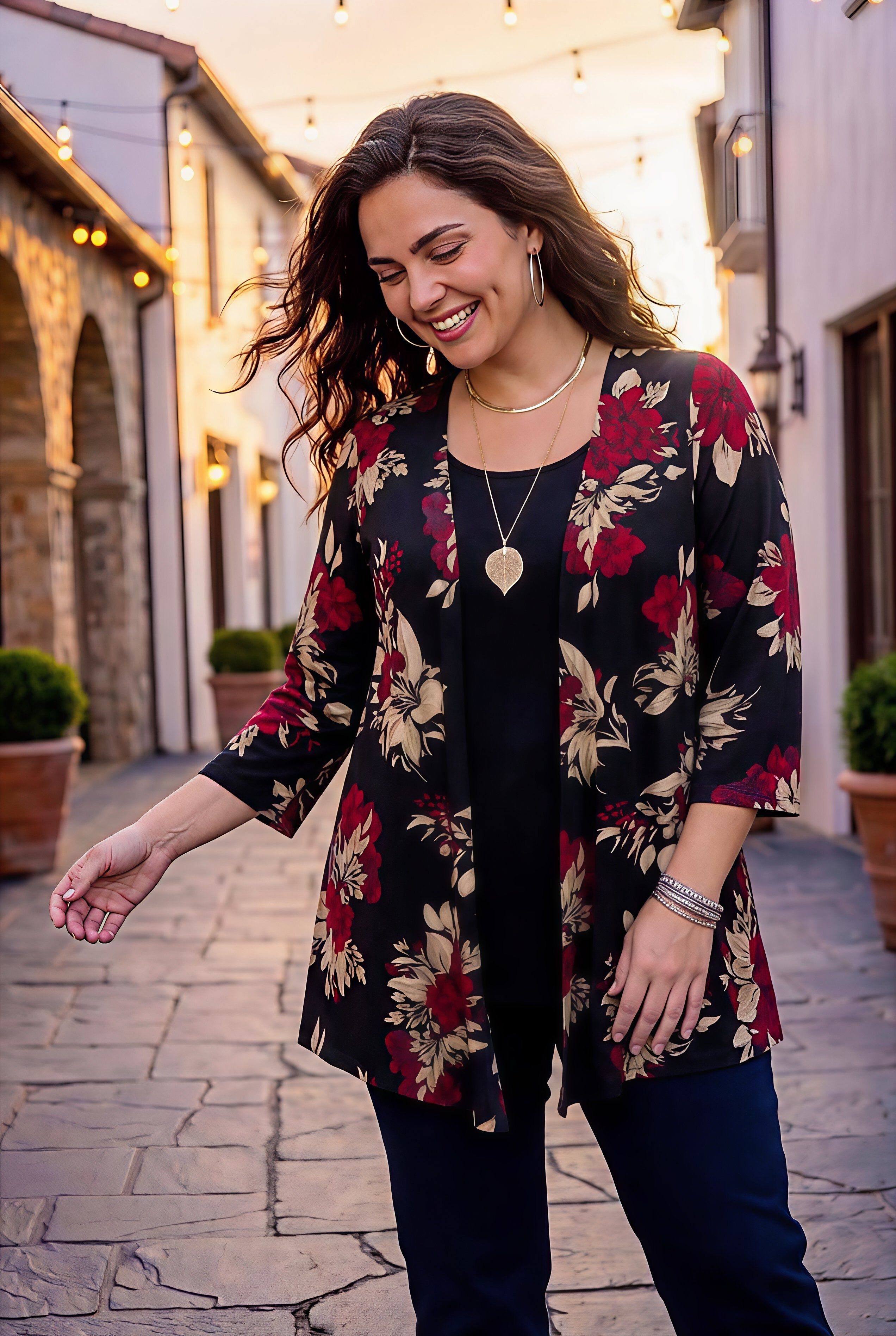 Cardigan and Tank One Piece Top