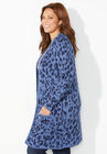 Luxe Leopard Sweater Cardigan, , alternate image number null