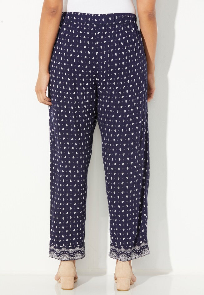 Gauze Ankle Pant, , on-hover image number null